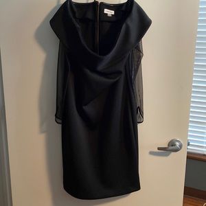 Black formal off the shoulder dress
